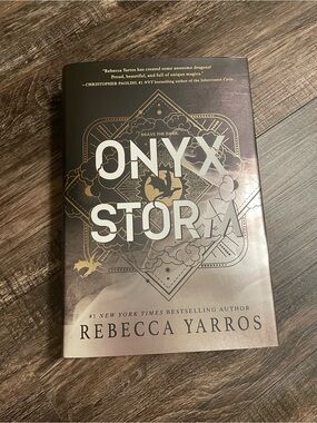 Onyx Storm hard cover book 3 Empyrean series